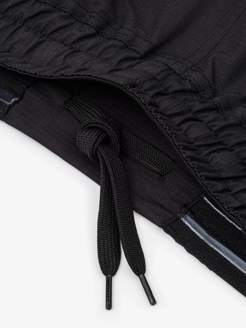 MANTO LOGO classic FIGHT SHORTS-black